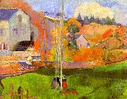 Paul Gauguin Breton Landscape oil on canvas